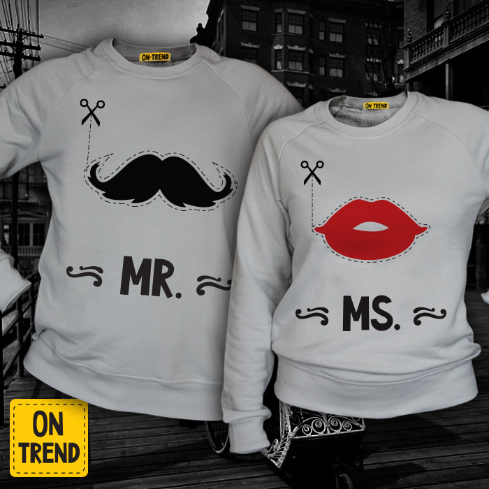 картинка Парные толстовки "Mister & Miss" от магазина  ON-TREND