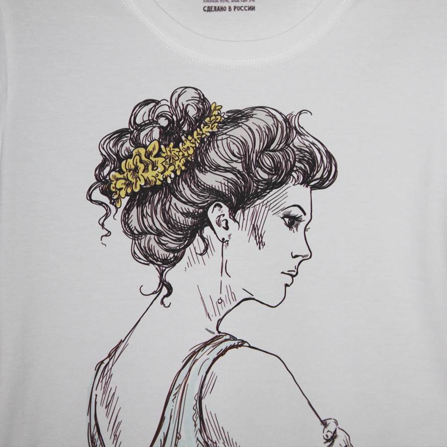 картинка Женская футболка "Загадка" от магазина  ON-TREND