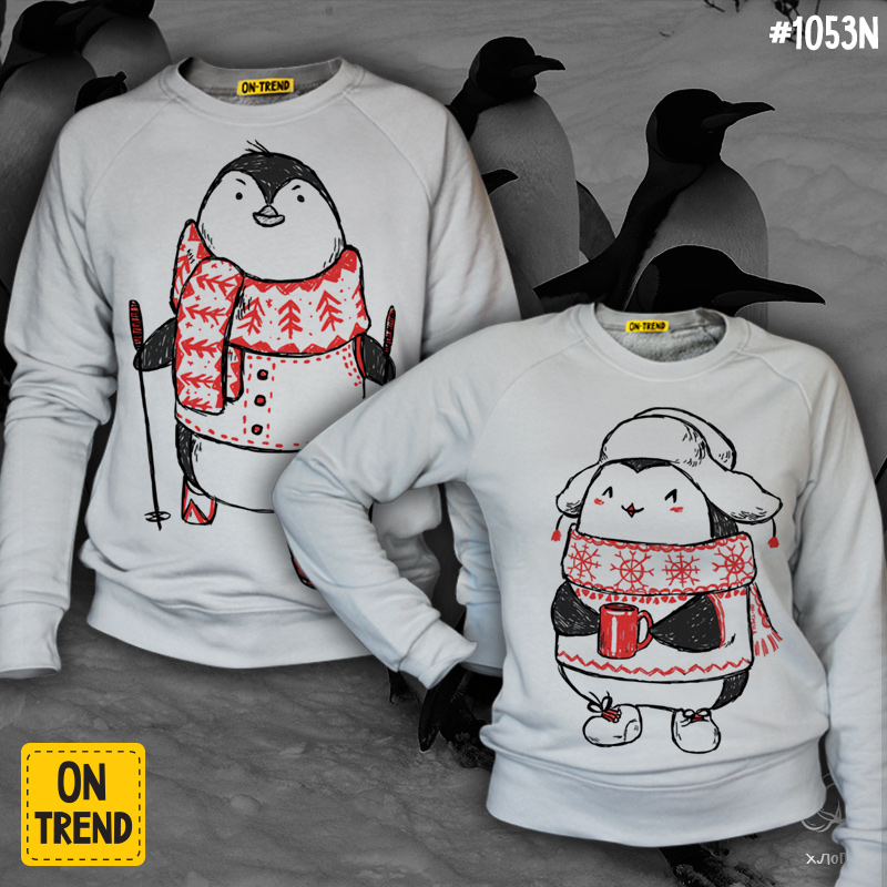 картинка Парные толстовки "Милые пингвинчики" от магазина  ON-TREND