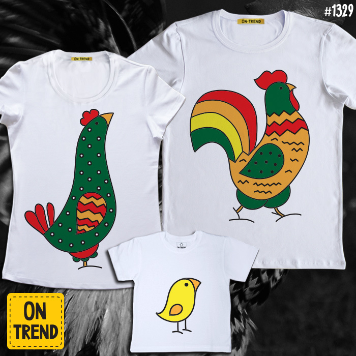 картинка Семейные футболки "Год петуха" от магазина  ON-TREND