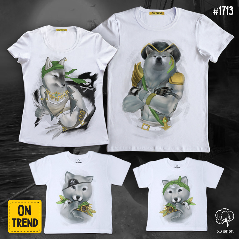 картинка Семейные футболки "Морские волки" от магазина  ON-TREND