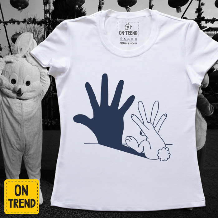 картинка Женская футболка "Тень Зайца" от магазина  ON-TREND