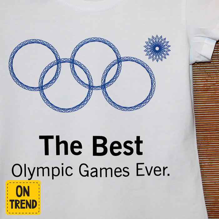 картинка Женская футболка "Олимпийские Кольца Сочи" от магазина  ON-TREND