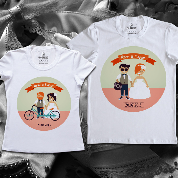 картинка Парные футболки "Hipster Style" от магазина  ON-TREND