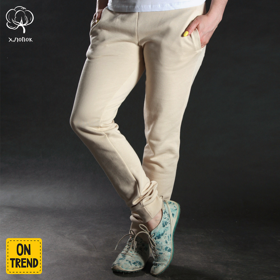 картинка Бежевые женские брюки от магазина  ON-TREND
