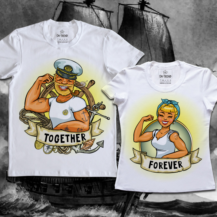 картинка Парные футболки "Вместе Возможно Все" от магазина  ON-TREND