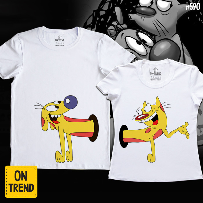 картинка Парные футболки "Котопёс" от магазина  ON-TREND