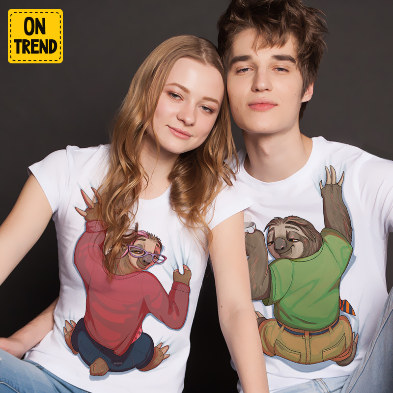 картинка Парные футболки "Твой Ленивец" от магазина  ON-TREND