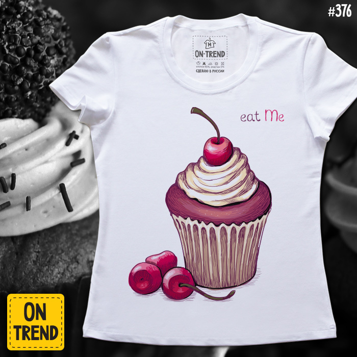 картинка Женская футболка "Маффин" от магазина  ON-TREND