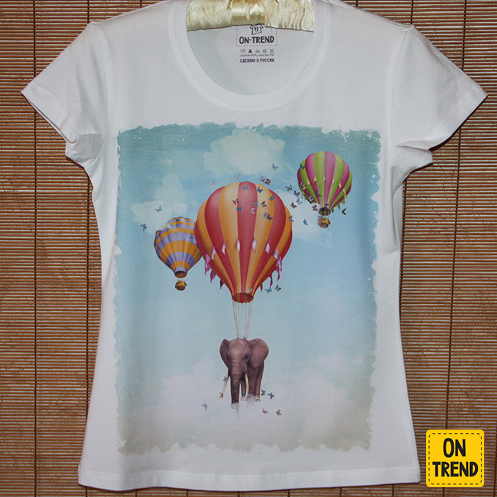картинка Женская футболка "На Воздушном Шаре" от магазина  ON-TREND