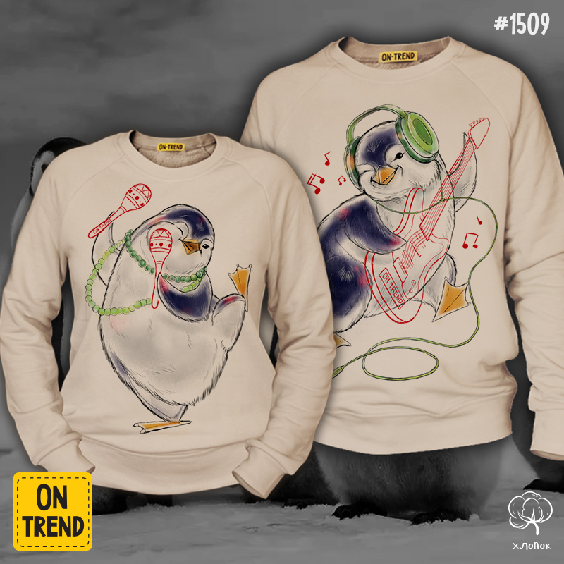 картинка Парные свитера "А мы пингвинчики" от магазина  ON-TREND