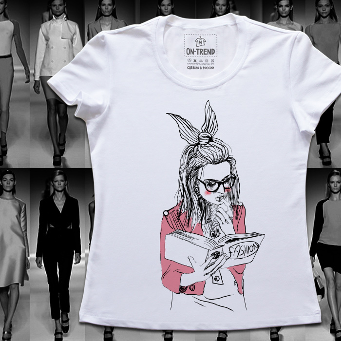 картинка Женская футболка "Модница" от магазина  ON-TREND