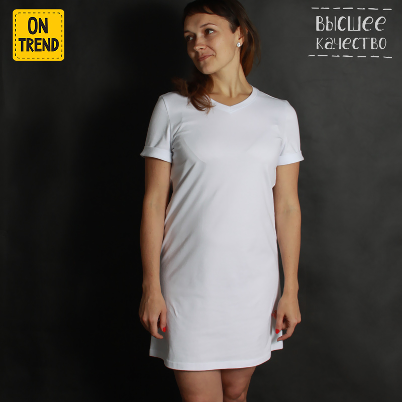 картинка Белое спортивное платье от магазина  ON-TREND