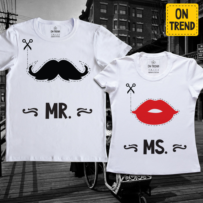 картинка Парные футболки "Mister & Miss" от магазина  ON-TREND